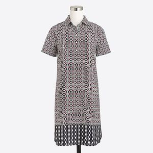 J Crew geometric t-shirt dress.